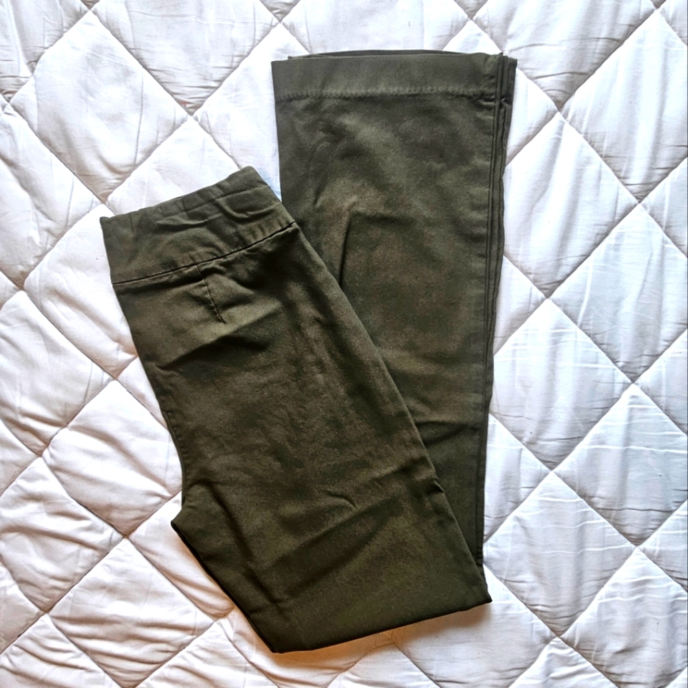 Chadwicks Bootcut Trouser, Olive, Size 8 Tall